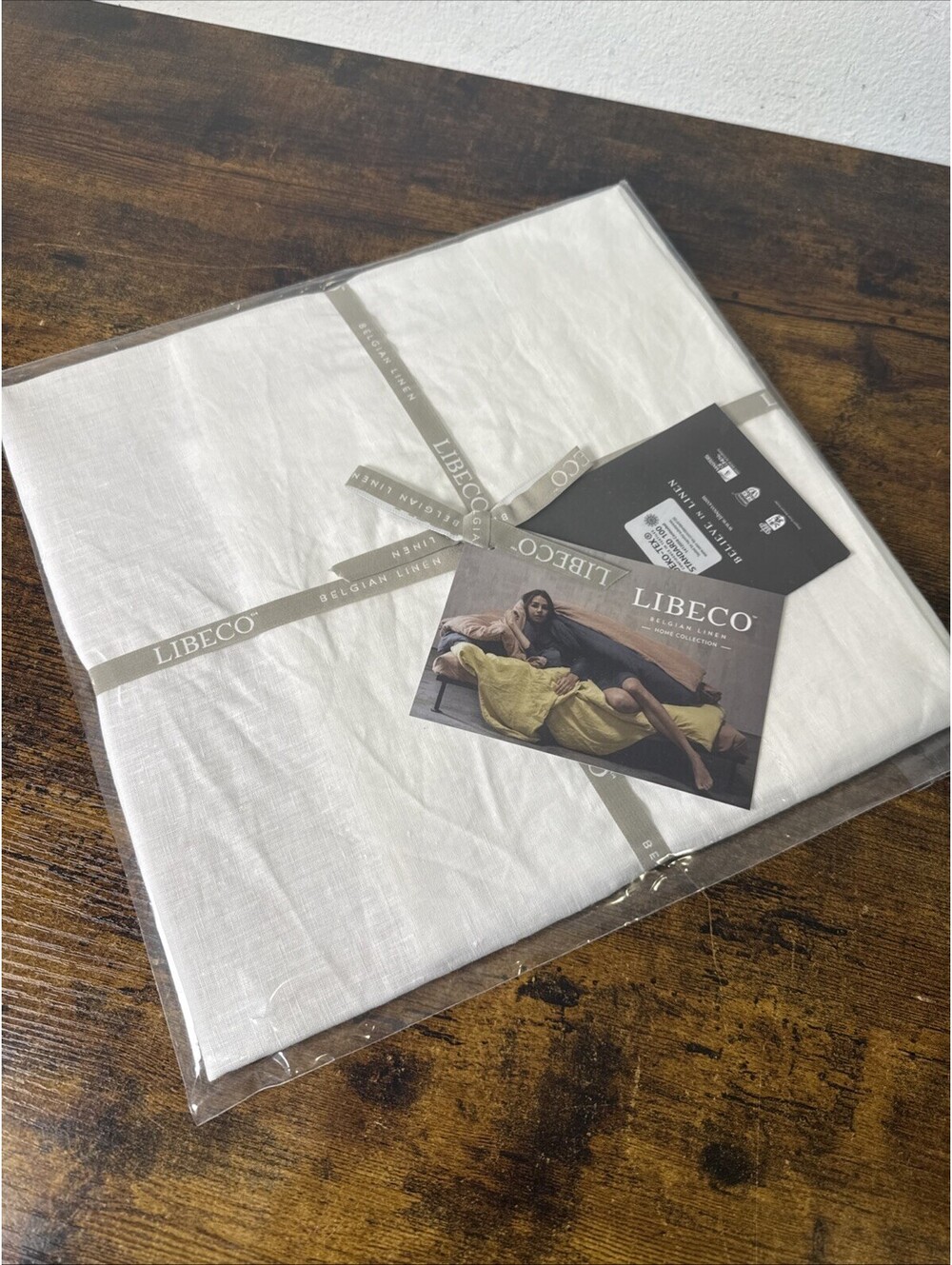 Libeco Madison Linen Pillowcase – White – 53 x 84 cm – New – $300 Retail